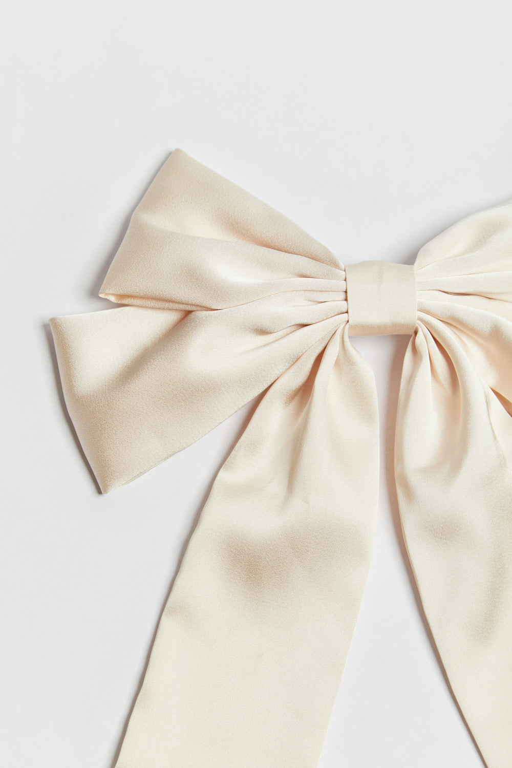 Madein champagne Satin Bow Clip