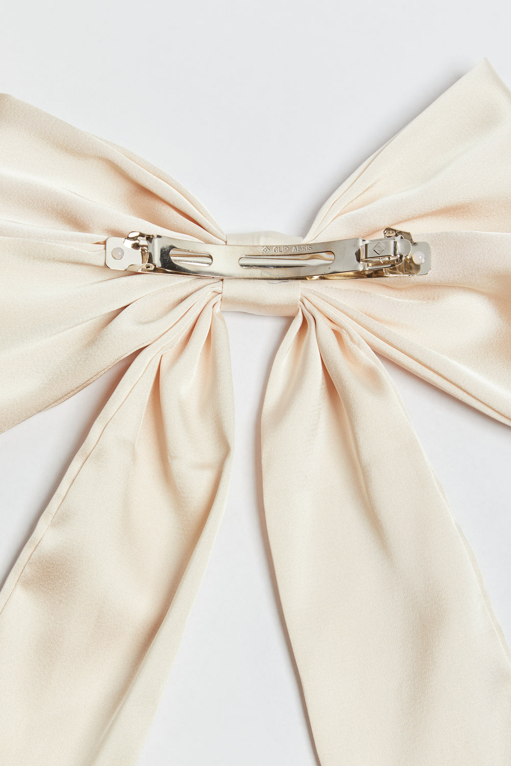 Madein champagne Satin Bow Clip