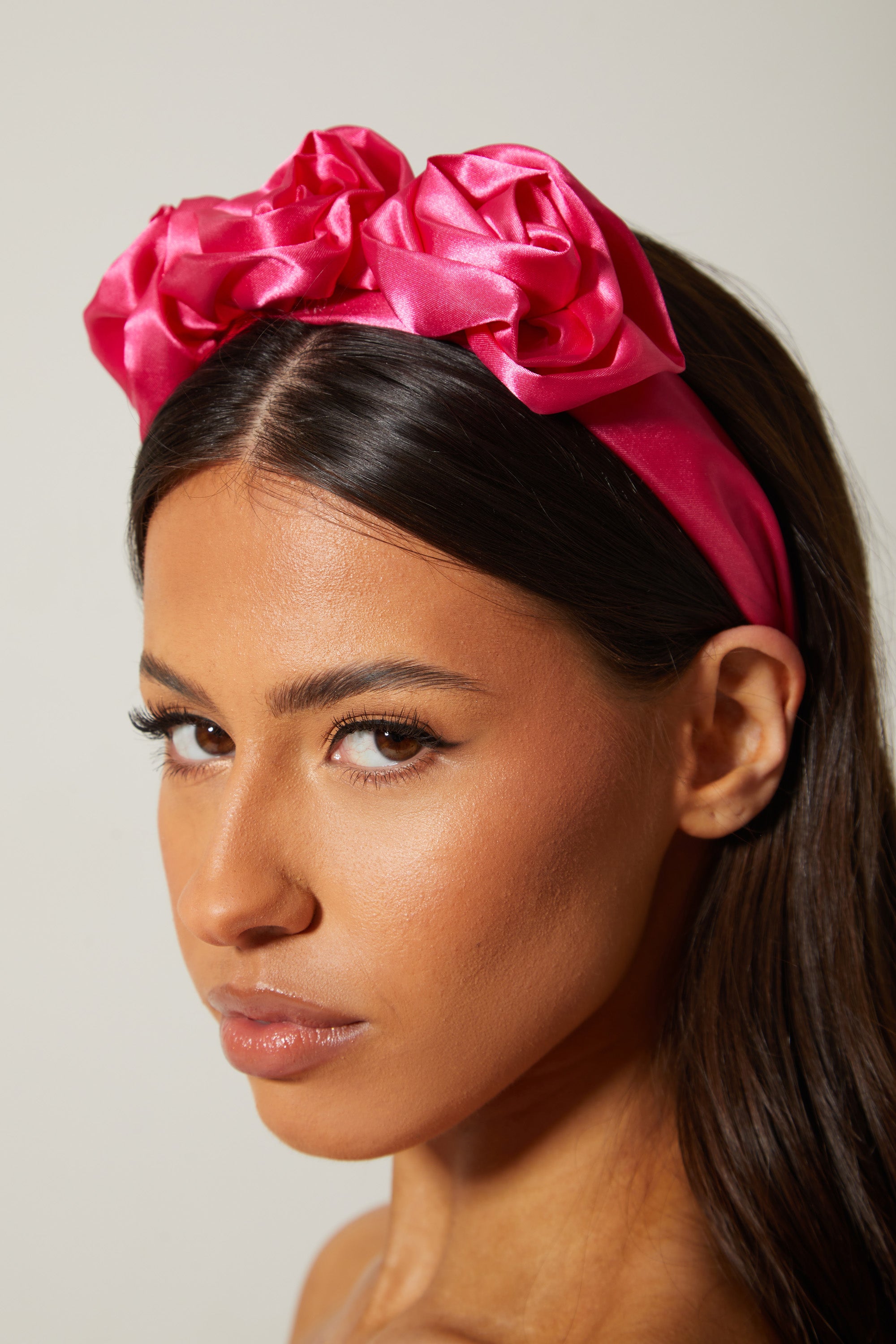 "Only You" Pink Roses Headband