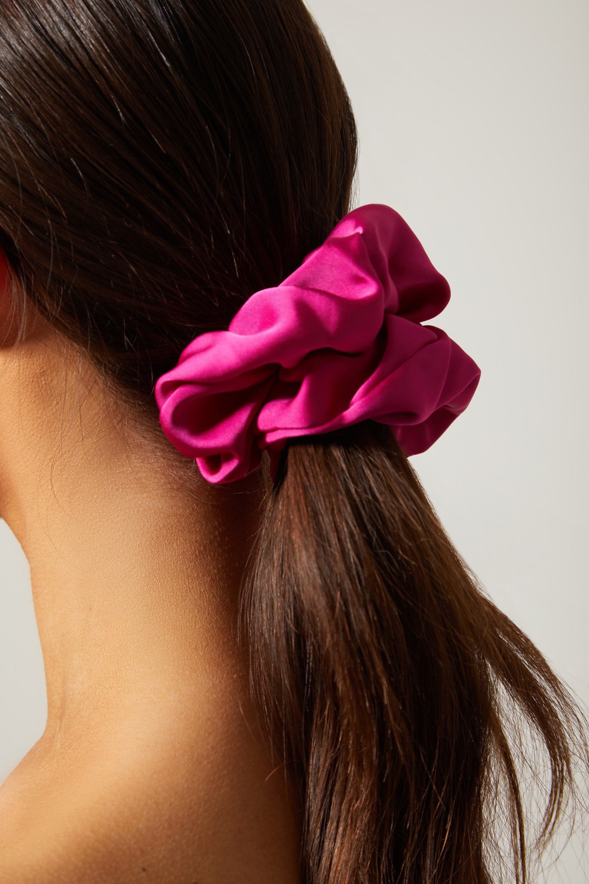 Barbie pink scrunchie