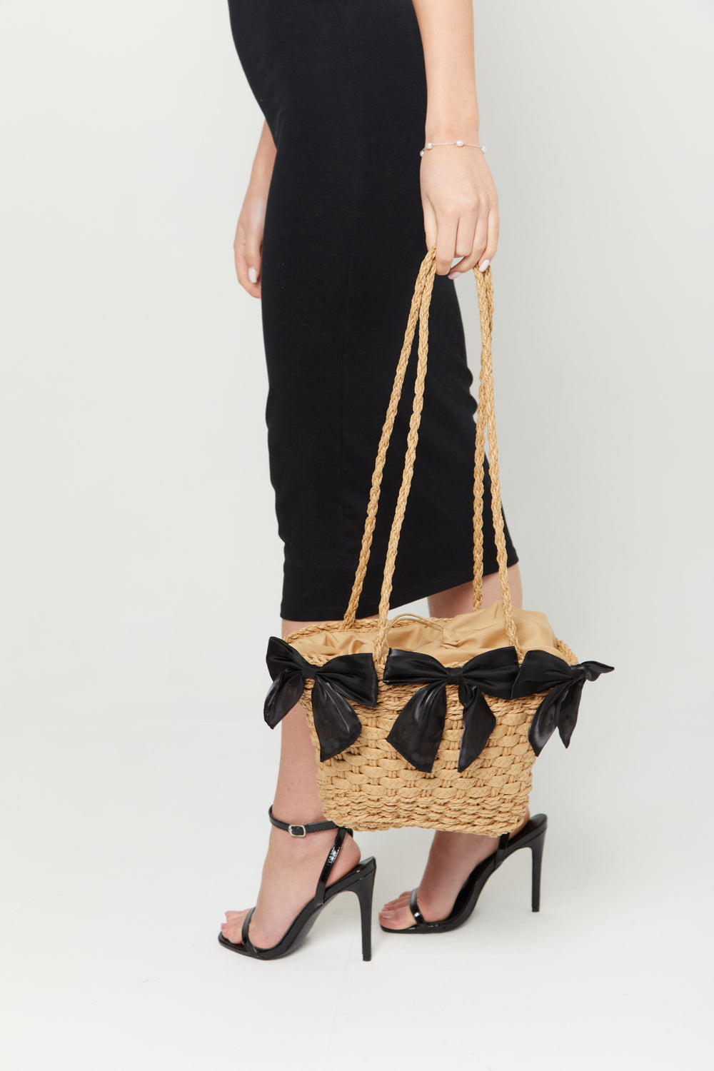 Madein Bow Embellished Grab Bag