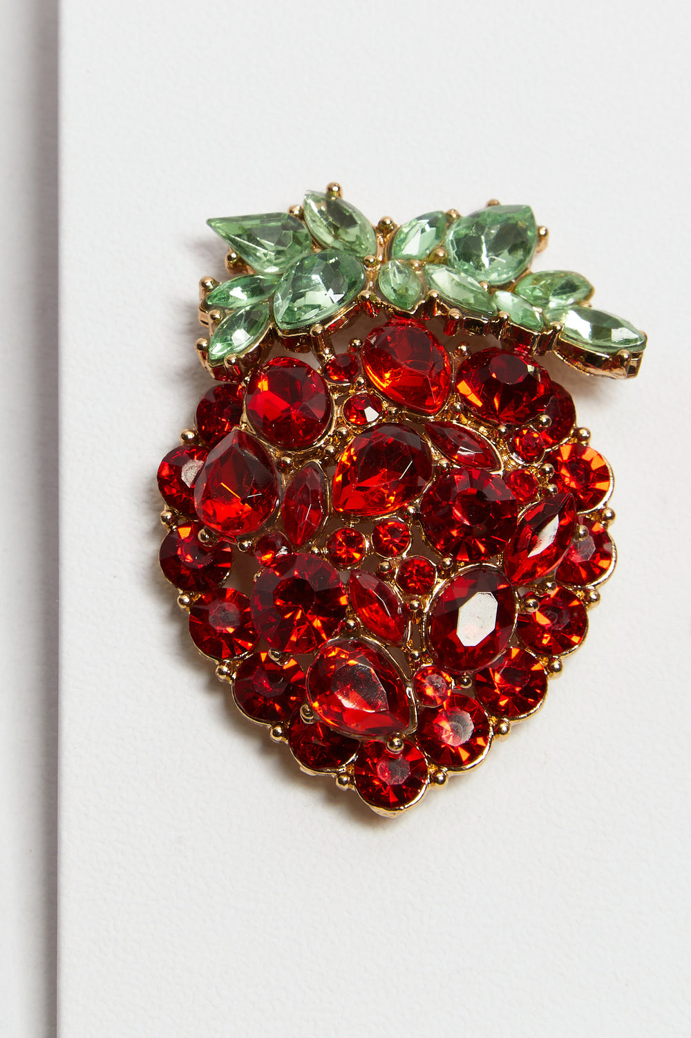 Madein Embellished strawberry earrings