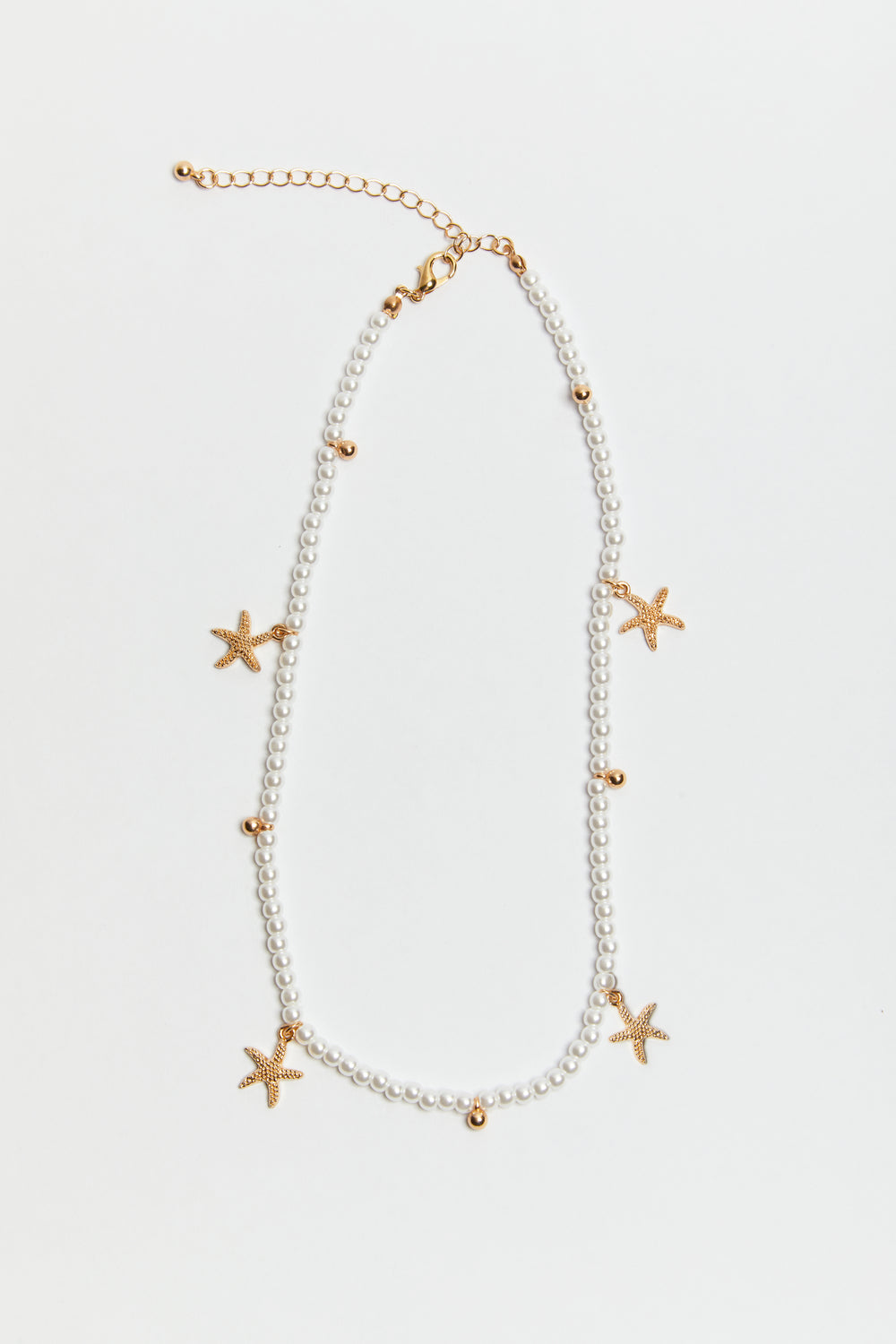 Madein Pearl starfish necklace