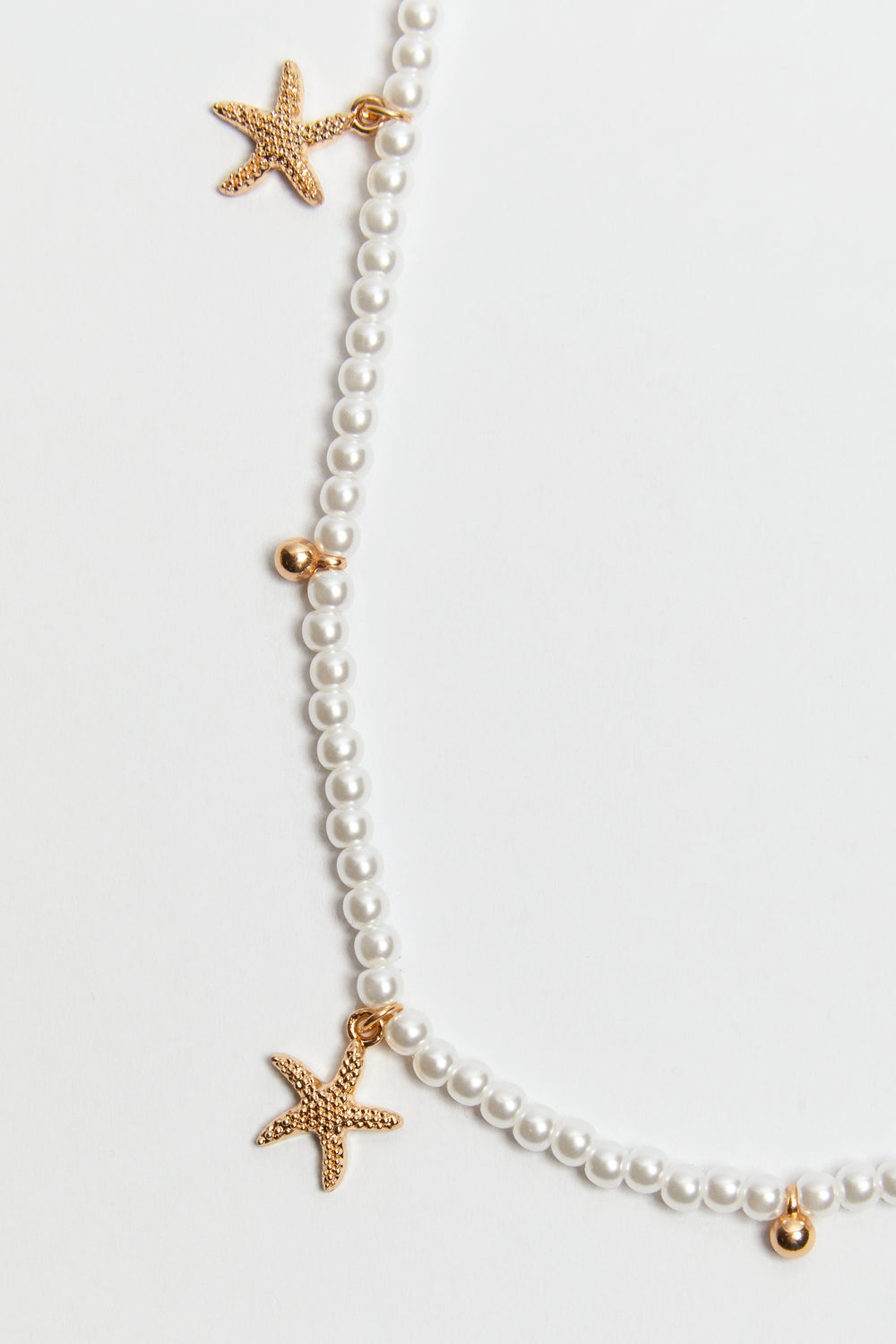 Madein Pearl starfish necklace