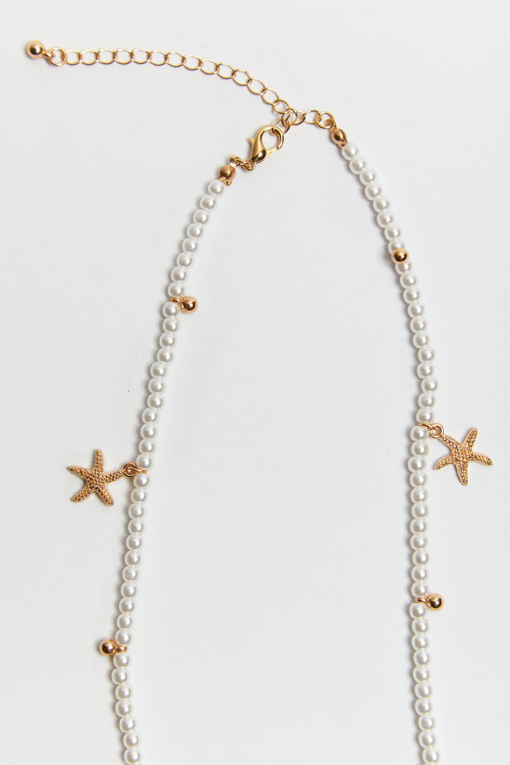 Madein Pearl starfish necklace