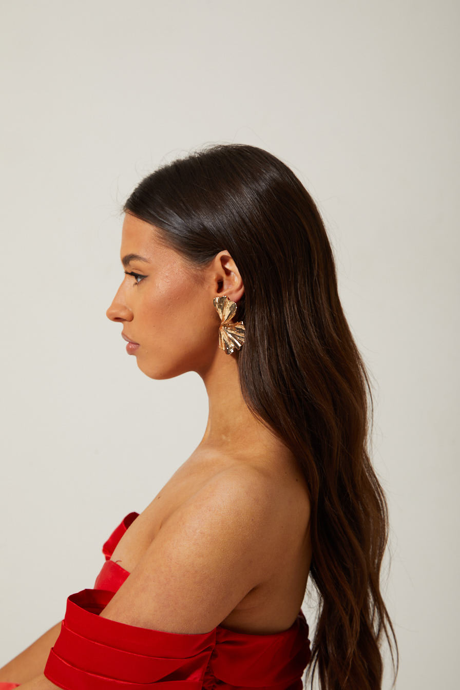 Gold Leaf Earrings