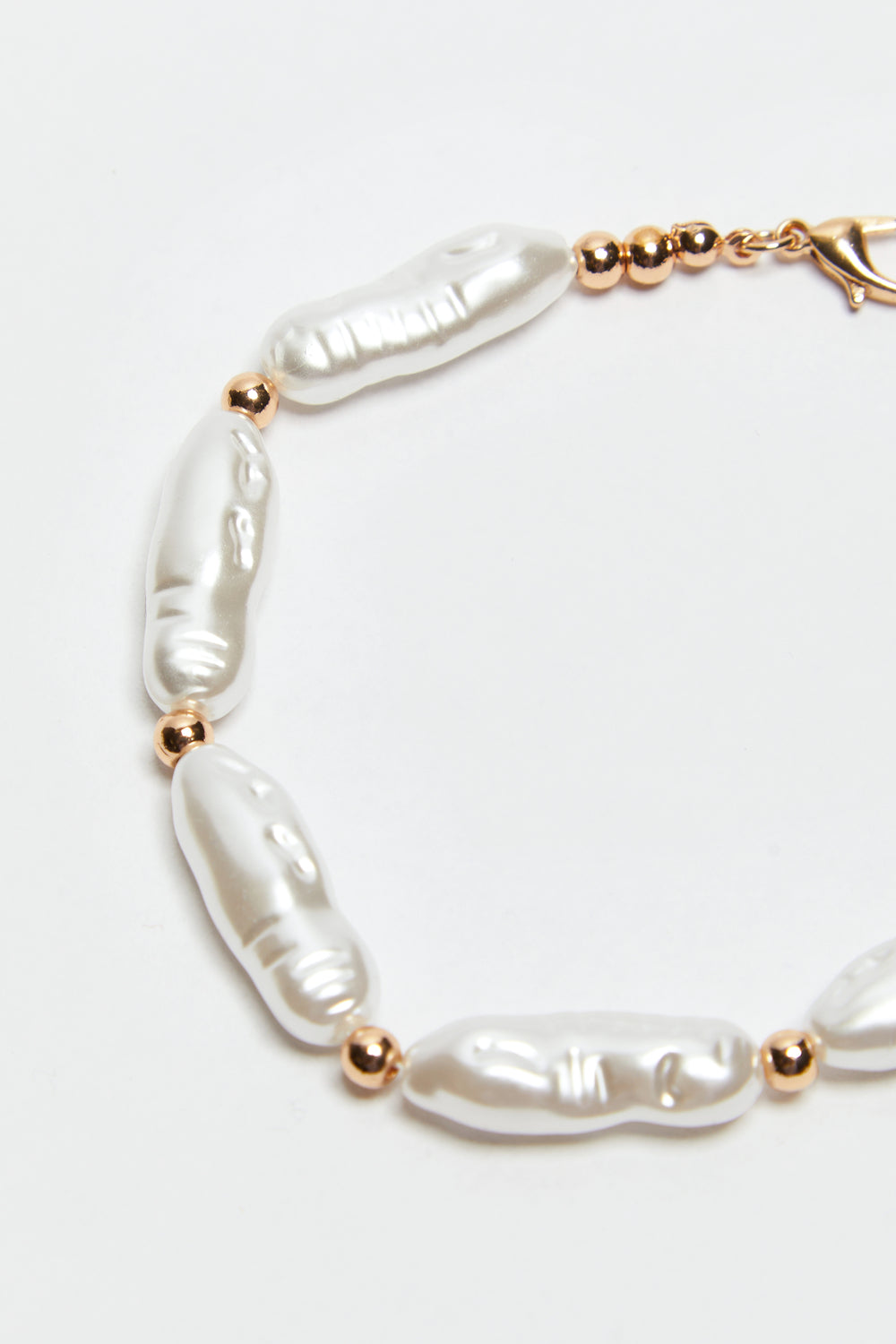 Madein Gold and Ivory Pearl bracelet