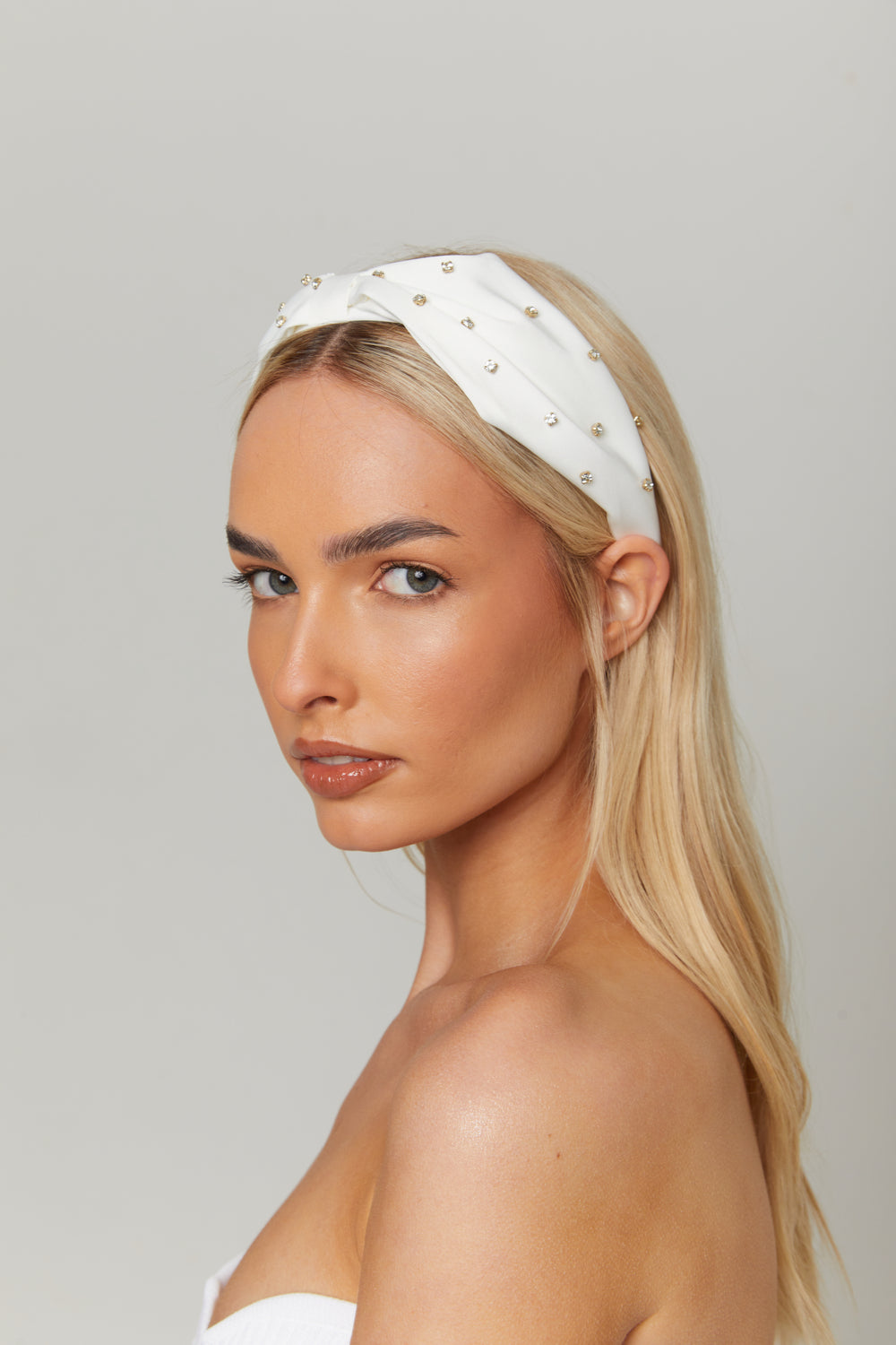 Madein Blushed pink Embellished Headband