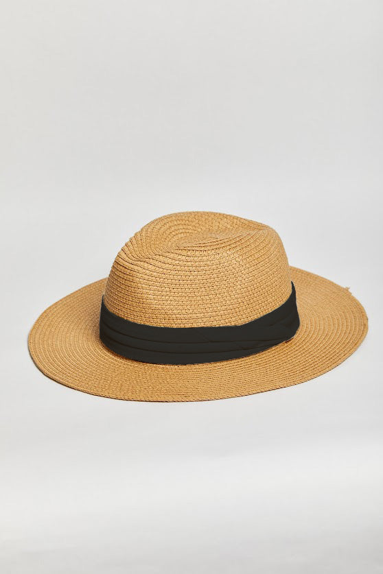 Madein Black ribbon detail Fedora