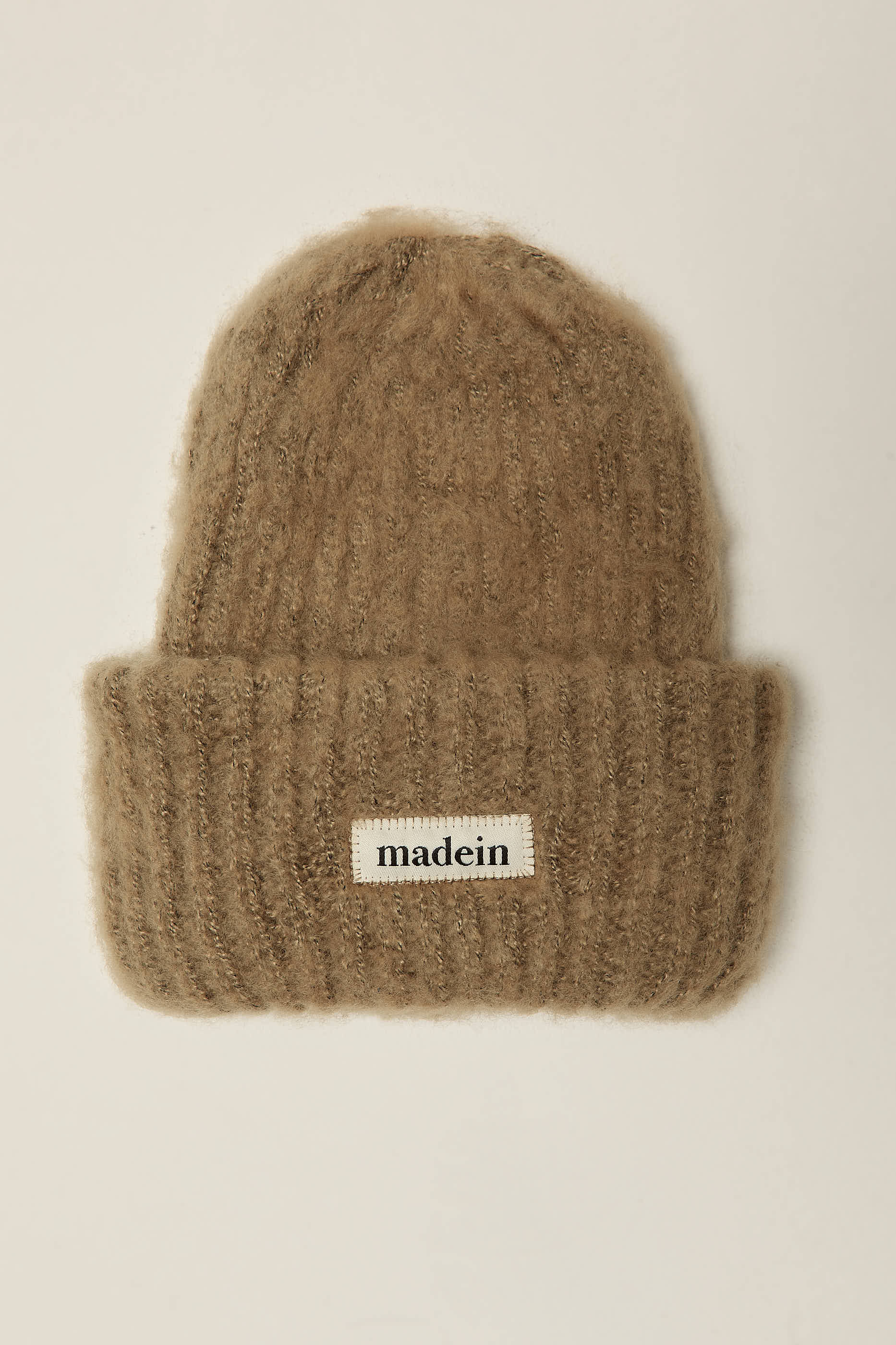 Boucle Knit Kiersten Beanie Brown