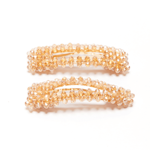 Premium Gold Banded Hair Clips