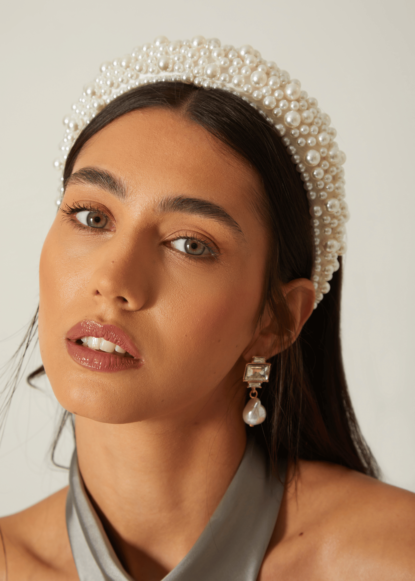 Pearl-Embellished Bridal Headband