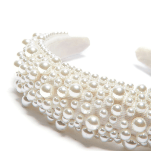 Pearl-Embellished Bridal Headband