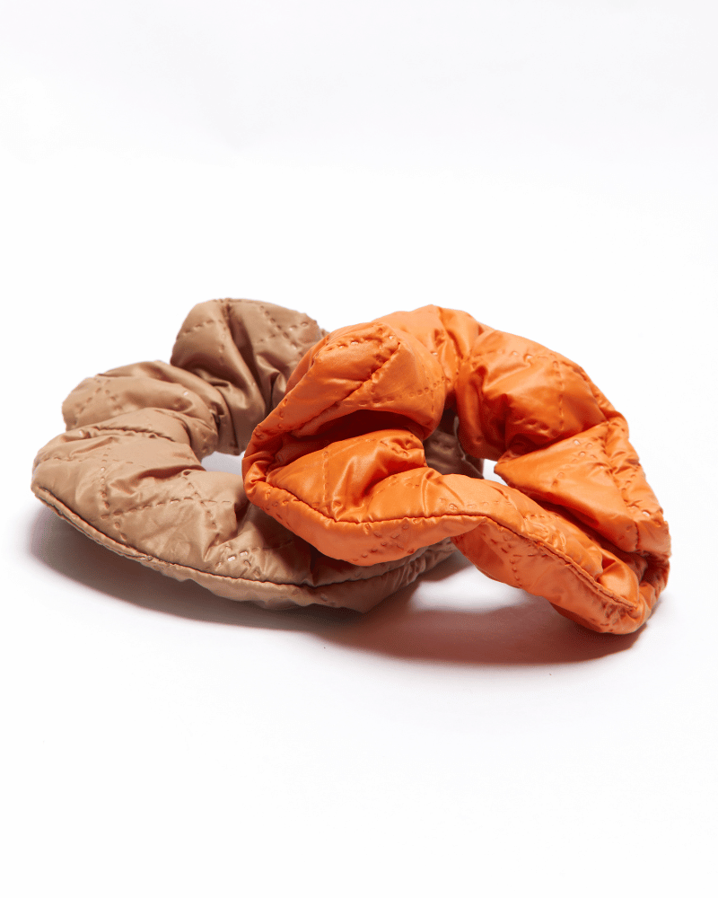 Quilted Scrunchie Set - 2-Pack