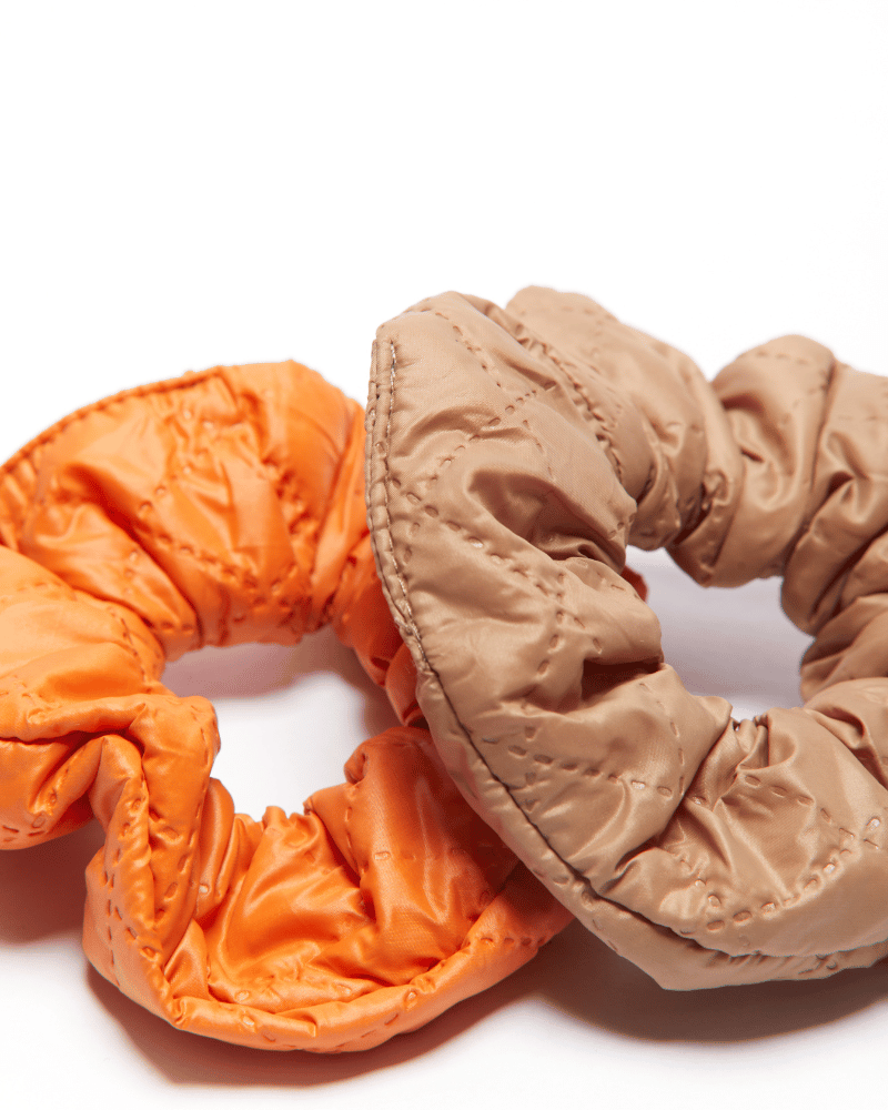 Quilted Scrunchie Set - 2-Pack