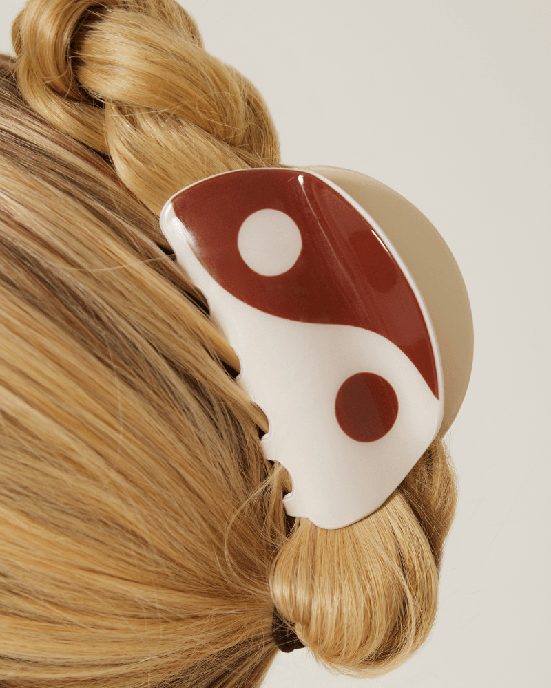 Yin & Yang Tonal Hair Claw