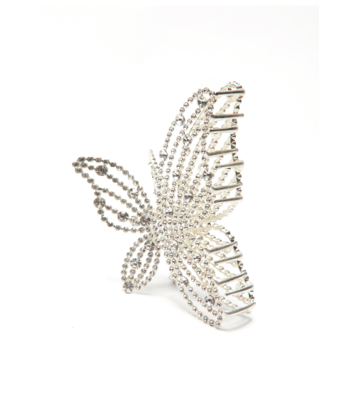 Premium Crystal Butterfly Hair Claw