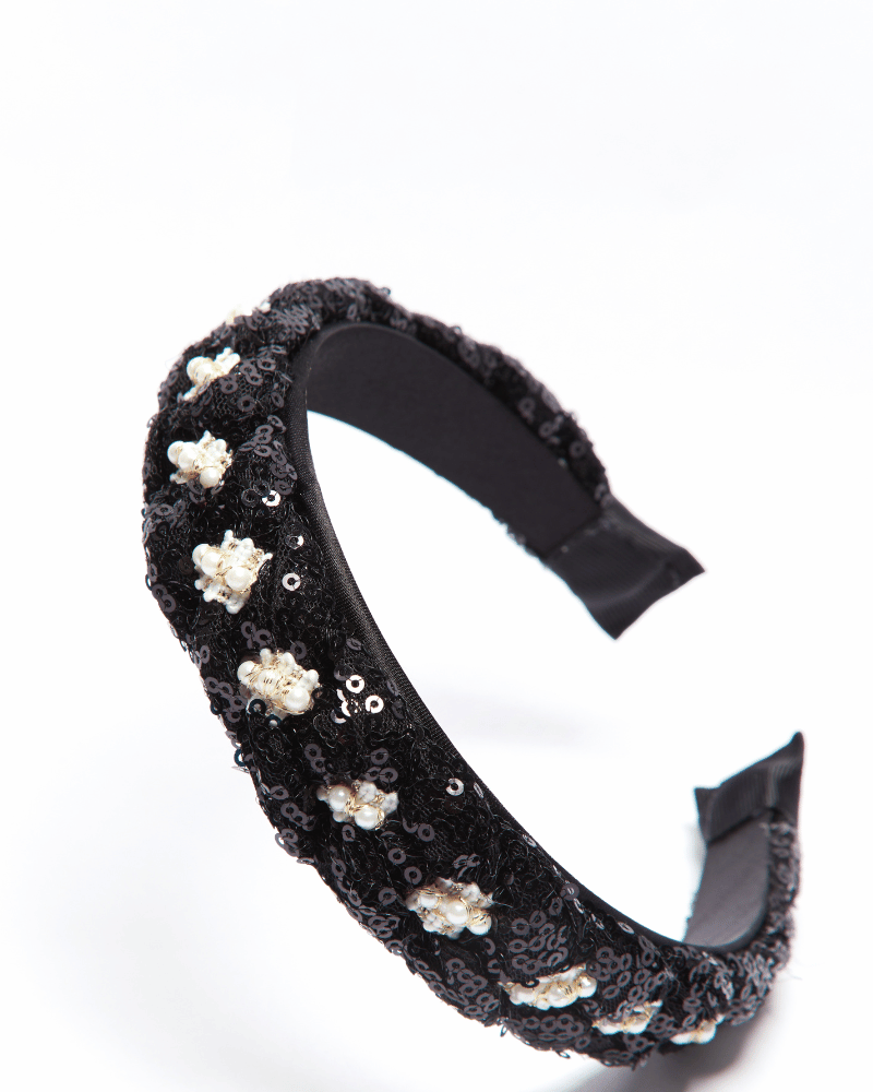 Pearl and Bead Embellished Headband