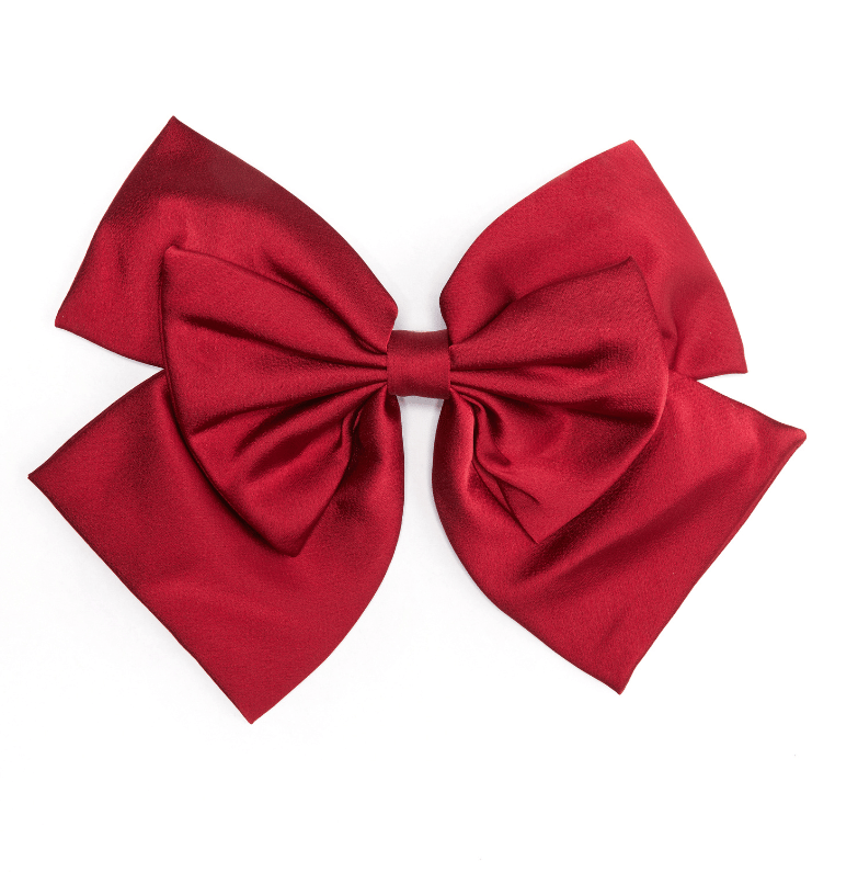 Classic Double-Layer Satin Bow