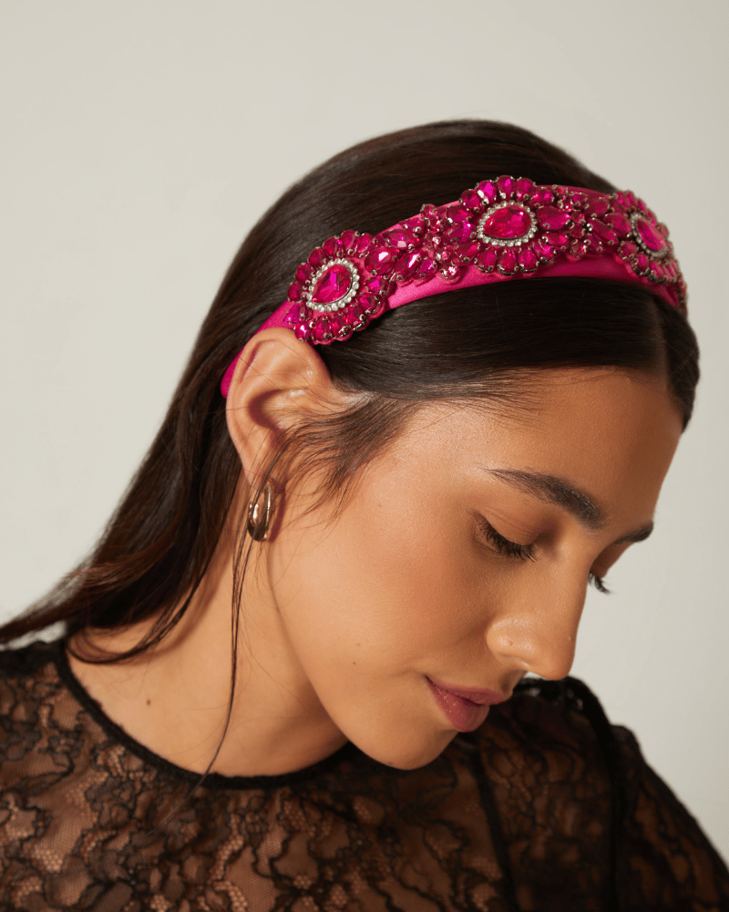 Be My Valentine Premium Pink Embellished Headband