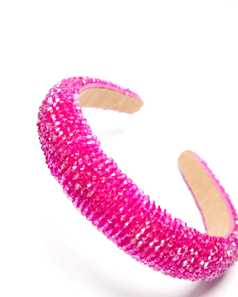 Shine Bright Pink Crystal Classic Headband