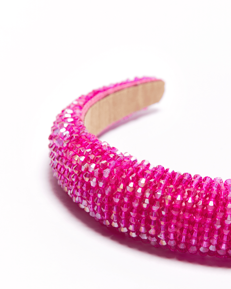 Shine Bright Pink Crystal Classic Headband